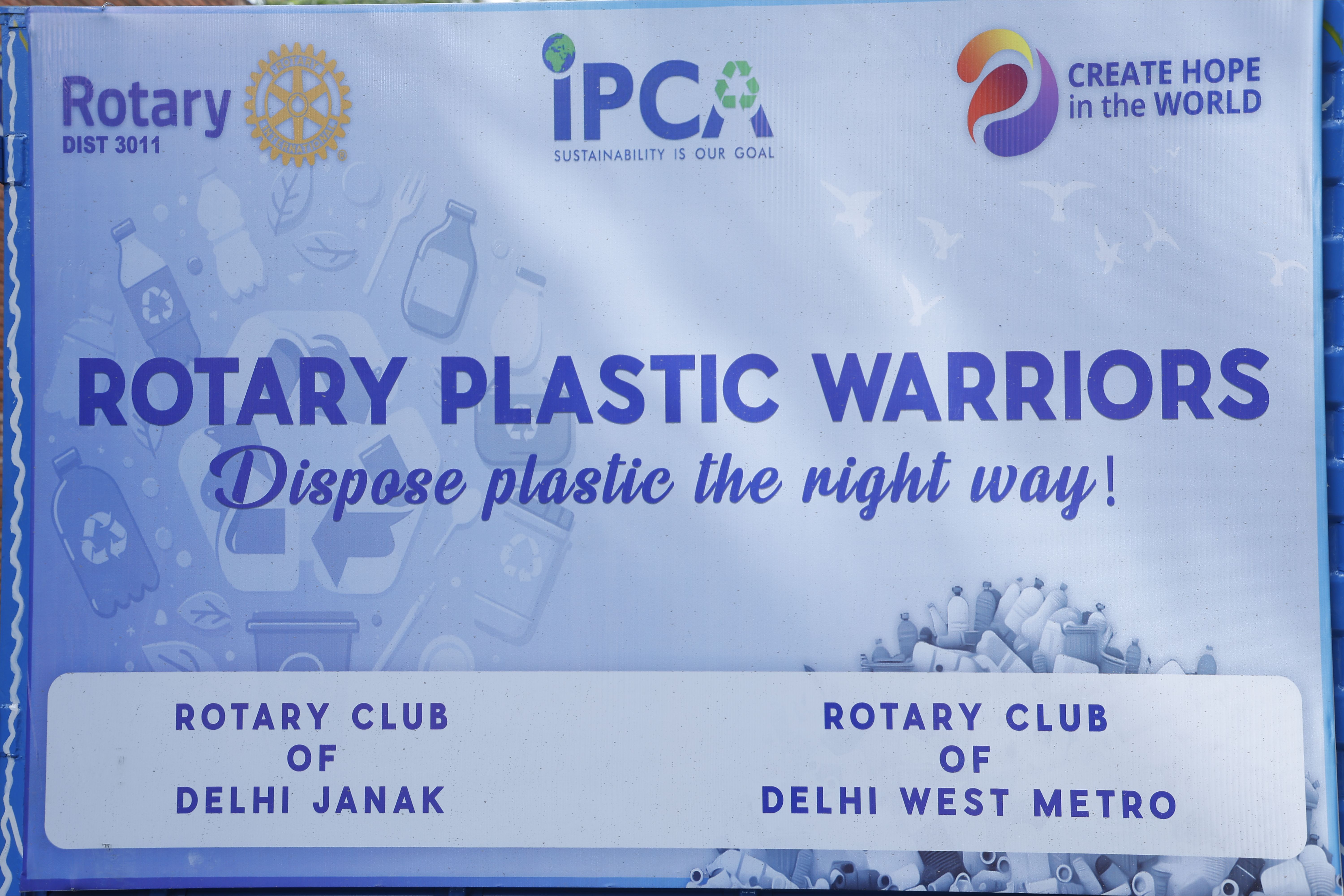 Rotary Plastic Warriors: Dispose Plastic The Right Way - IPCA World project